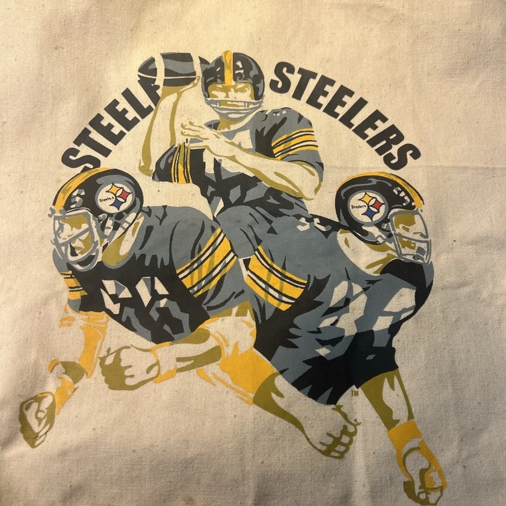 Pittsburgh Steelers Canvas Storage Bag with Player Design